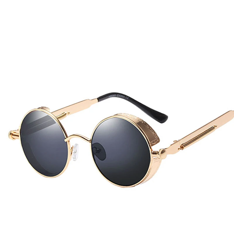 Фото 2019 Metal Sunglasses Men Women Fashion Round Glasses Brand Design Vintage Sun High Quality | Аксессуары для одежды