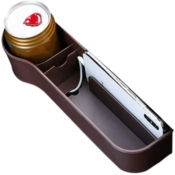 Car Seat Storage Box,Carbon Fiber Shift Center Control List Box Multi-Functional Seat Space Organizer(Main Driver),Brown
Car Seat Storage Box,Carbon Fiber Shift Center Control List Box Multi-Functional Seat Space Organizer(Main Driver),Brown