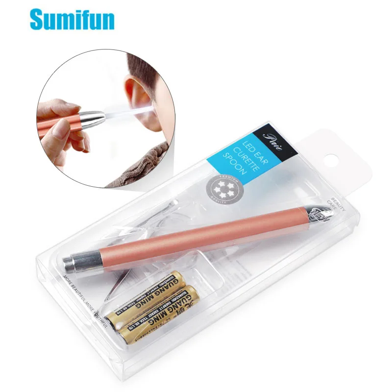 1Set LED Light Ear Pick Ear Wax Clean Remover Flashlight Earpick Safety Cleaning Tool Ear Care With Magnifying Glass C1898
1Set LED Light Ear Pick Ear Wax Clean Remover Flashlight Earpick Safety Cleaning Tool Ear Care With Magnifying Glass C1898