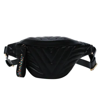 Fashion waist bag Women New Thread Chest Bag Pockets Casual Shoulder Messenger Bag Black Bag Torebka Damska#20
Fashion waist bag Women New Thread Chest Bag Pockets Casual Shoulder Messenger Bag Black Bag Torebka Damska#20