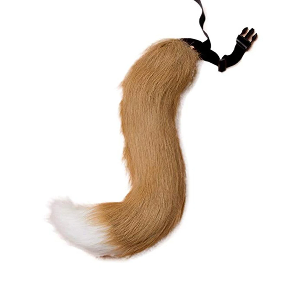 faux fur tail for adult/teen cosplay fox tail cosplay
