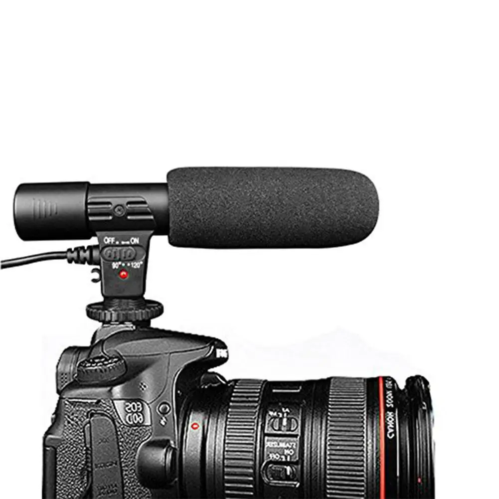 GloryStar Camera Microphone 3.5mm Digital Video Recording Microphone for D-SLR Camera Nikon/Canon Camera/DV Camcorder
GloryStar Camera Microphone 3.5mm Digital Video Recording Microphone for D-SLR Camera Nikon/Canon Camera/DV Camcorder