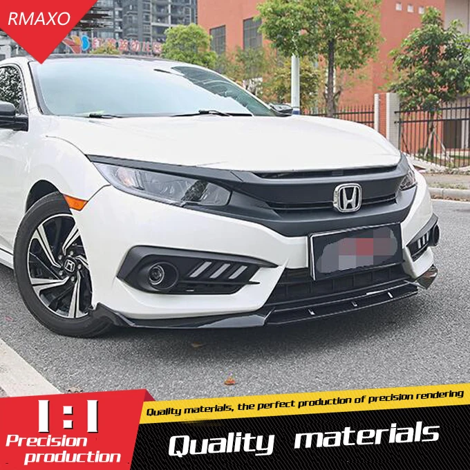 Задний спойлер для переднего бампера Honda Civic 2016 2018|Спойлеры и крылья| |
