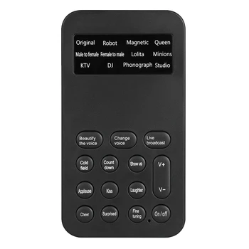 Voice Changer,Voice Changer Handheld Microphone Voice Changer Sound Effect Machine KTV, DJ, Phonograph, Recording Studio
Voice Changer,Voice Changer Handheld Microphone Voice Changer Sound Effect Machine KTV, DJ, Phonograph, Recording Studio