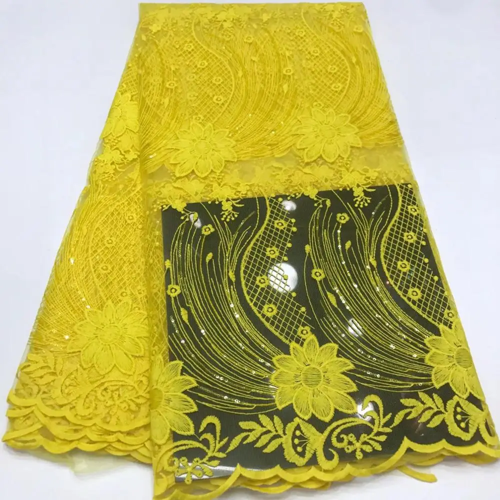 Yellow Color Sequined Embroidered Cord Lace Fabrics African French Net Mesh Laces Fabrics With Sequins Nigerian Milk Silk Tulle
Yellow Color Sequined Embroidered Cord Lace Fabrics African French Net Mesh Laces Fabrics With Sequins Nigerian Milk Silk Tulle