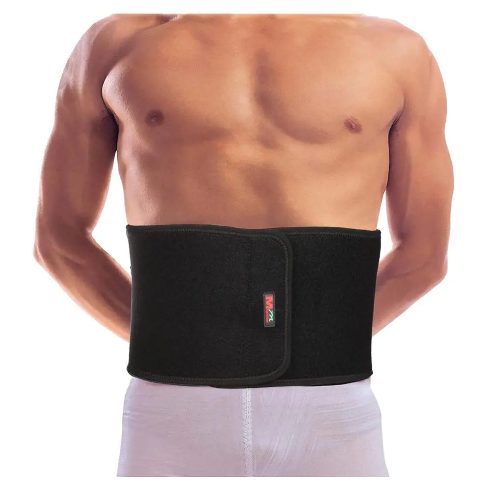 

Mumian Adjustable Spring Loaded Vent 8 Campaign Protects The Waist H01- 2 Black Support Thin Abdomen Belt Movement Leg Warmers