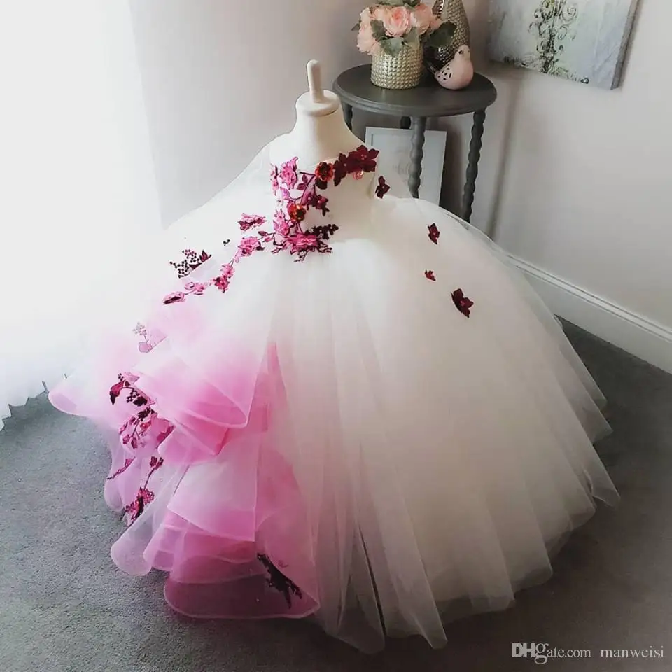 Vintage Ombre Ball Gown Toddler Girls Pageant Dresses for Teens 2020 Ruffles Cheap Lace Little Kids Flower Girls Dresses For Wed
Vintage Ombre Ball Gown Toddler Girls Pageant Dresses for Teens 2020 Ruffles Cheap Lace Little Kids Flower Girls Dresses For Wed