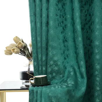 luxury Green Blackout curtains Thermal Insulated for Living Room bedroom thick solid curtain window treatment
luxury Green Blackout curtains Thermal Insulated for Living Room bedroom thick solid curtain window treatment