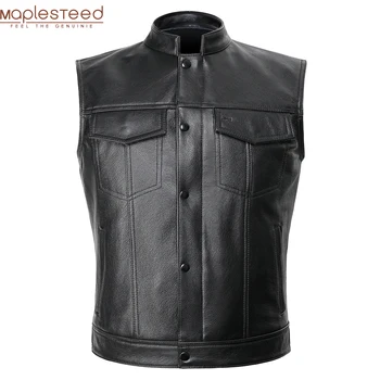 Classical Motorcycle Biker Leather Vest Mens Genuine Leather Sleeveless Jackets 100% Cowhide Waistcoat Asian Size S-5XL M232
Classical Motorcycle Biker Leather Vest Mens Genuine Leather Sleeveless Jackets 100% Cowhide Waistcoat Asian Size S-5XL M232
