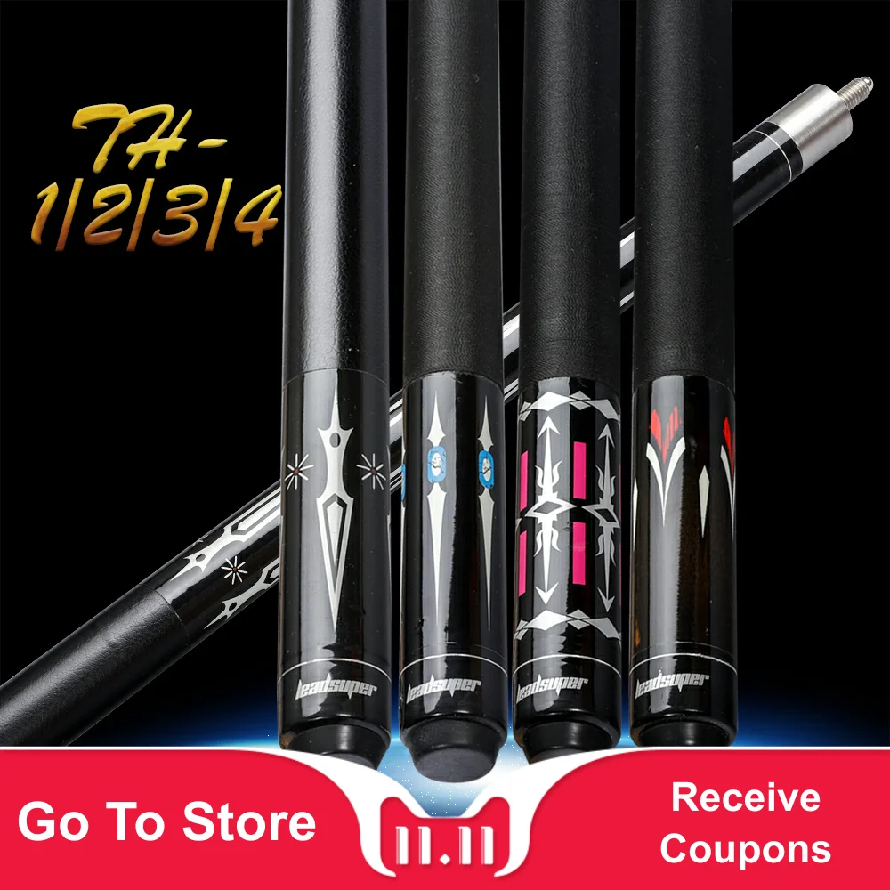 Leadsuper TH1-4 Pool Cue 13mm Tip Selected Maple Shaft Irish Linen&PU Wrap Billar Professional Taco Billar Blades Decal Pattern
Leadsuper TH1-4 Pool Cue 13mm Tip Selected Maple Shaft Irish Linen&PU Wrap Billar Professional Taco Billar Blades Decal Pattern