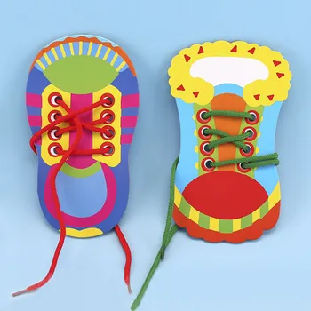 Hand-made shoelace toy Paper color painting material package practice for kindergarten children Basic&Life Skills Toys 10PCS
Hand-made shoelace toy Paper color painting material package practice for kindergarten children Basic&Life Skills Toys 10PCS