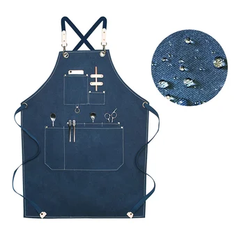 Women Mens Gardening Canvas Waterproof Thickened Adjustable Quick Release Cooking With Pockets Kitchen BBQ Chef Apron Oil Proof 
Women Mens Gardening Canvas Waterproof Thickened Adjustable Quick Release Cooking With Pockets Kitchen BBQ Chef Apron Oil Proof