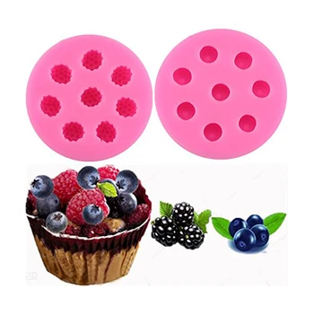 3D Blueberry Shape Silicone Cake Mold Fruit Raspberry Silicone Fondant Mold Candy Cake Decor Chocolate Sugarcraft Mould
3D Blueberry Shape Silicone Cake Mold Fruit Raspberry Silicone Fondant Mold Candy Cake Decor Chocolate Sugarcraft Mould