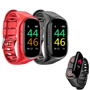 Smart Watch Heart Rate Monitor Bluetooth Earphone Fitness Tracker Blood Pressure Smartwatch for IOS Android Phone
Smart Watch Heart Rate Monitor Bluetooth Earphone Fitness Tracker Blood Pressure Smartwatch for IOS Android Phone
