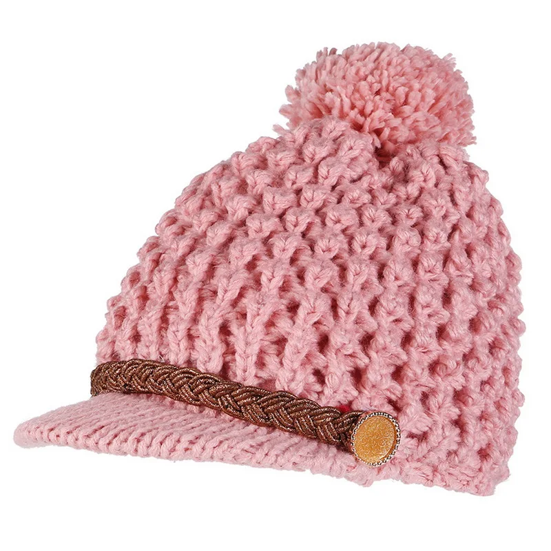 2019 New Women's Wool Ball Knit Hat Double Inner Plus Velvet Warm Hat Warm Winter Solid Color Wool Cap
2019 New Women's Wool Ball Knit Hat Double Inner Plus Velvet Warm Hat Warm Winter Solid Color Wool Cap