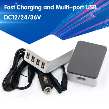 4U36 Marine Mobile Phone Charger with Fast Charging and Multi-port USB Safety Protection DC12V24V36V
4U36 Marine Mobile Phone Charger with Fast Charging and Multi-port USB Safety Protection DC12V24V36V
