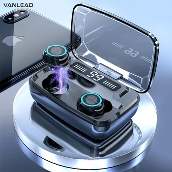 Wireless Earphones TWS Bluetooth5.0 Earphone Sport HiFi 6D Stereo IPX7 Waterproof Mini Earbuds Touch Control Bluetooth Headset
Wireless Earphones TWS Bluetooth5.0 Earphone Sport HiFi 6D Stereo IPX7 Waterproof Mini Earbuds Touch Control Bluetooth Headset