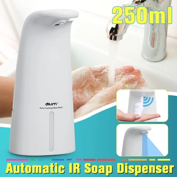 250ml Automatic Induction Soap Dispenser IR Sensor Foam Liquid Dispenser Hand Washer Soap Dispenser Pump for bathroom kitchen
250ml Automatic Induction Soap Dispenser IR Sensor Foam Liquid Dispenser Hand Washer Soap Dispenser Pump for bathroom kitchen