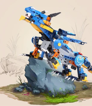 Kids 2.4G Four-way RC Assembling Building Blocks DIY Assembly Electric Demon War Dragon Toys For Children's Christmas Gifts
Kids 2.4G Four-way RC Assembling Building Blocks DIY Assembly Electric Demon War Dragon Toys For Children's Christmas Gifts