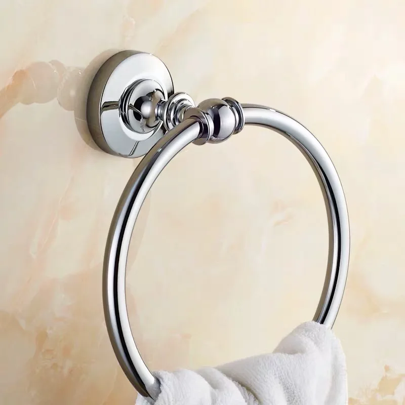 Polished chrome bathroom towel rack /shelf round copper washroom bathrobe hanger ring wall mounted
Polished chrome bathroom towel rack /shelf round copper washroom bathrobe hanger ring wall mounted