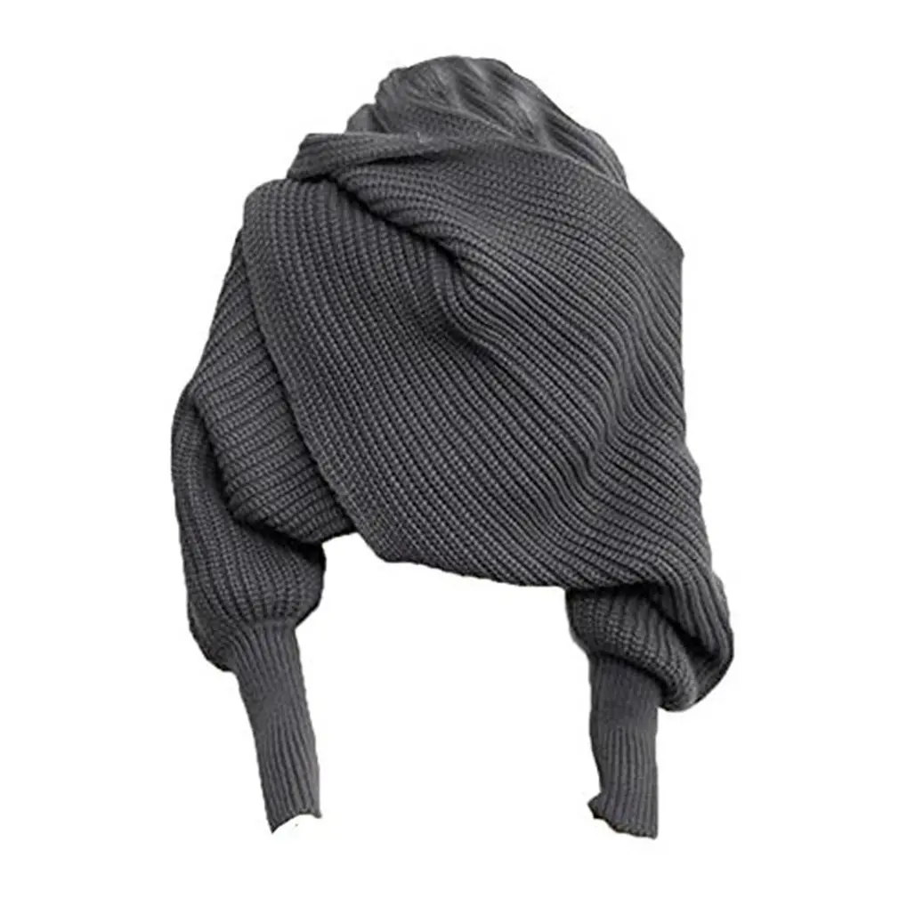 Keeping Warm Knit Wool Long Sleeve Wrap Solid Color Shawl Wrap Printe Solid Color Shawls Scarves Women Plain Women Scarf Winter
Keeping Warm Knit Wool Long Sleeve Wrap Solid Color Shawl Wrap Printe Solid Color Shawls Scarves Women Plain Women Scarf Winter