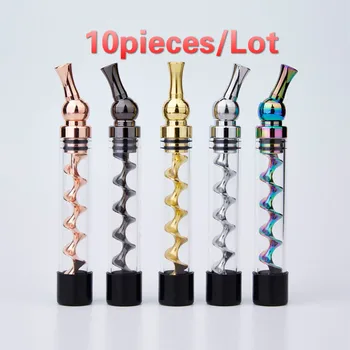 10pcs 7P Plus Dry Herb Pipe Twisty glass blunt tube dry herbal vape vaporizer pen 360 rotating cigarette tool smoking pipe
10pcs 7P Plus Dry Herb Pipe Twisty glass blunt tube dry herbal vape vaporizer pen 360 rotating cigarette tool smoking pipe