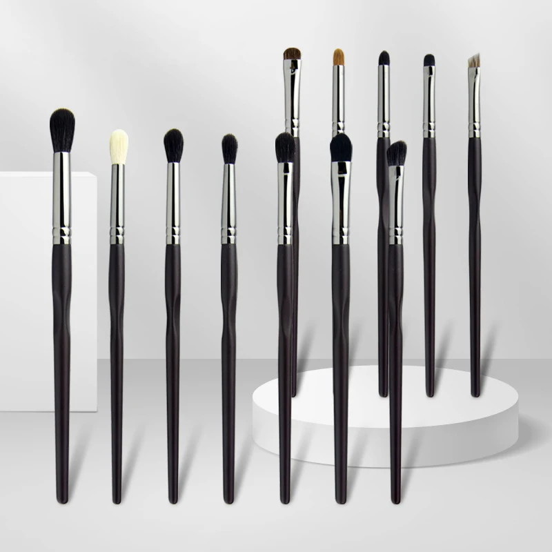 12pcs/set Animal hair Professional Eye Makeup brushes Black detail Eyeshadow make up brushes smudge crease eyebrow Nose shadow
12pcs/set Animal hair Professional Eye Makeup brushes Black detail Eyeshadow make up brushes smudge crease eyebrow Nose shadow