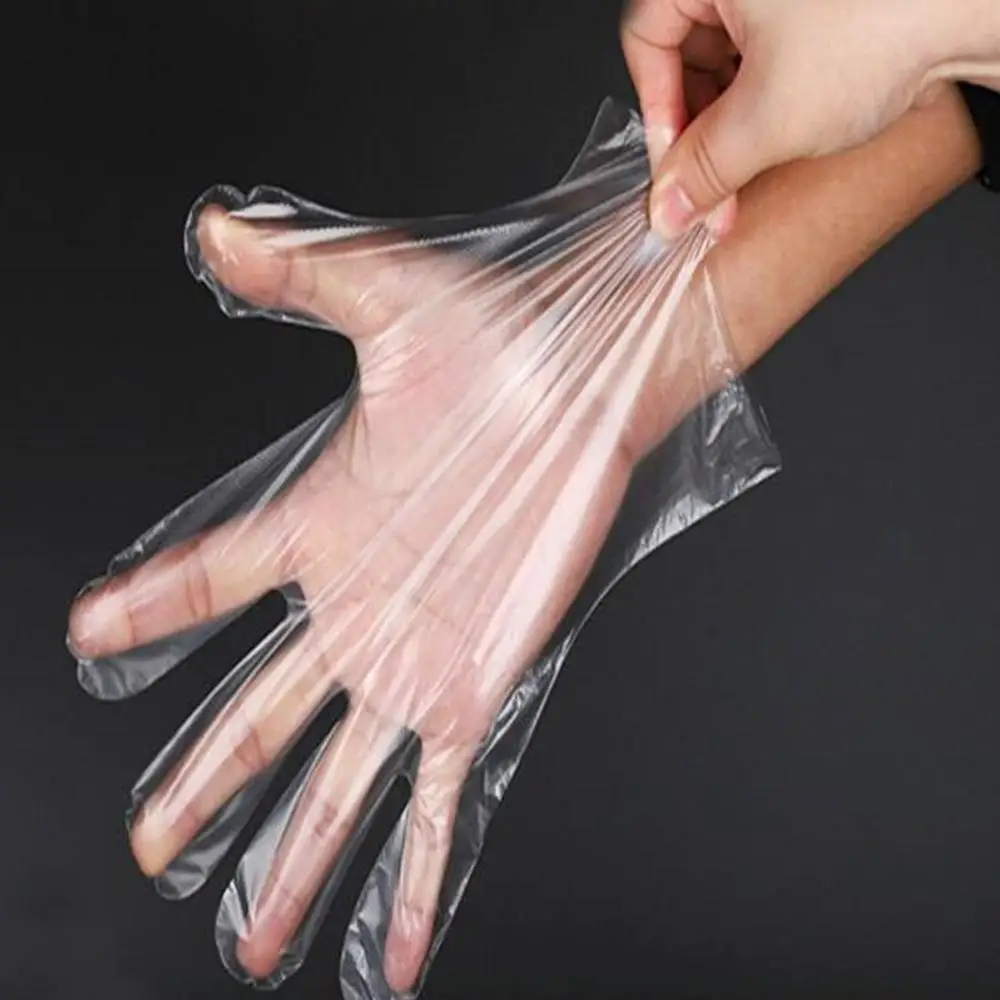 Mens Gloves 100pcs Disposable PE Glove Disposable Food Prep Gloves Restaurant Cleaning Womens Gloves Useful Industrial Clear
Mens Gloves 100pcs Disposable PE Glove Disposable Food Prep Gloves Restaurant Cleaning Womens Gloves Useful Industrial Clear