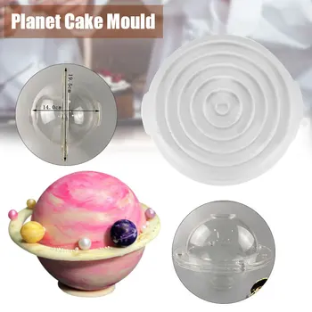 

'The Best' 3D Planet Cake Mold Chocolate Molds Plastic/Slicone for Bakery Mousse Cake Mold Kitchen Baking Tools 889