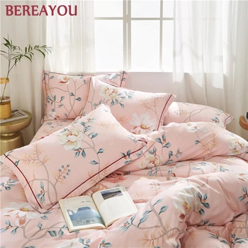 Luxury Bedding Sets Bed Linens Flower Tencel Bed Set Korean bedclothes Duvet Cover set Bed Sheet and Pillowcase Queen King size 
Luxury Bedding Sets Bed Linens Flower Tencel Bed Set Korean bedclothes Duvet Cover set Bed Sheet and Pillowcase Queen King size