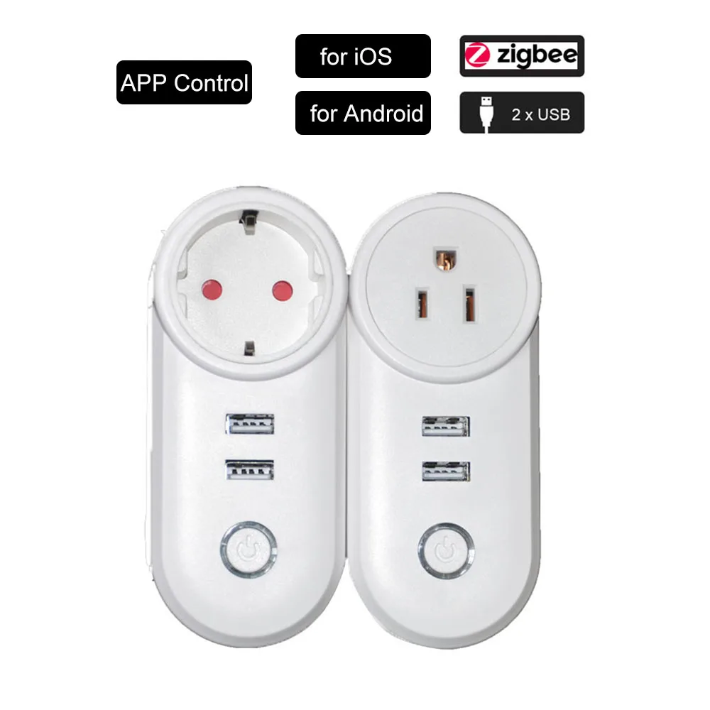 Hot New 2 USB Port Socket Smart Power Strip APP Remote Control Voice Control Home Timer for Android iOS Smart Socket EU US Plug
Hot New 2 USB Port Socket Smart Power Strip APP Remote Control Voice Control Home Timer for Android iOS Smart Socket EU US Plug