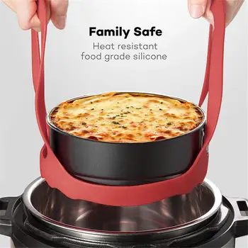 Pressure Cooker Sling Silicone Steamer Lifter Accessories Cookers Kitchen Drain Pad Crock Pot Heat Insulated Mat Egg Rack
Pressure Cooker Sling Silicone Steamer Lifter Accessories Cookers Kitchen Drain Pad Crock Pot Heat Insulated Mat Egg Rack