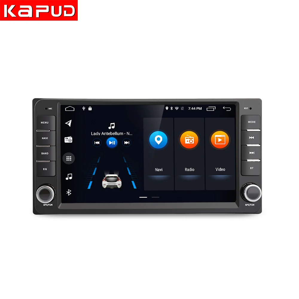 Автомагнитола Kapud на Android 10 для Toyota Corolla мультимедийный сенсорный экран плеер E120