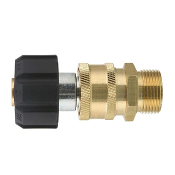 Pressure Washer Adapter Set, Quick Connect Kit, Metric M22 15Mm Female Swivel To M22 Male Fitting, 5000 Psi
Pressure Washer Adapter Set, Quick Connect Kit, Metric M22 15Mm Female Swivel To M22 Male Fitting, 5000 Psi