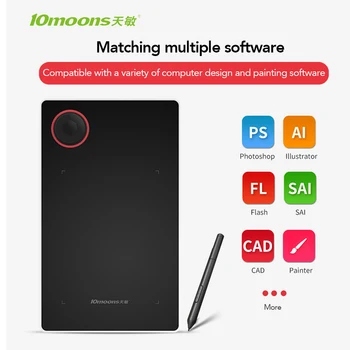 10moons Graphic Tablet G50 Drawing Tablet for Computers/Mobile Phones Writing Tablet with Stylus Pen Works with Android/Windows
10moons Graphic Tablet G50 Drawing Tablet for Computers/Mobile Phones Writing Tablet with Stylus Pen Works with Android/Windows