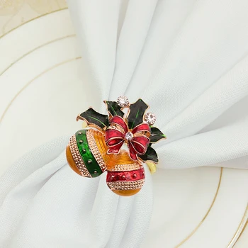 High-end Christmas Tree Napkin Ring Bow Flower Wreath Mouth Ring Hotel Sample Room Set Table Christmas Napkin Buckle
High-end Christmas Tree Napkin Ring Bow Flower Wreath Mouth Ring Hotel Sample Room Set Table Christmas Napkin Buckle