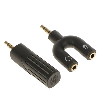 Mini 3.5mm Pro Condenser Microphone Mic with Foam Cover Sound Recording For Mobile Phone Black
Mini 3.5mm Pro Condenser Microphone Mic with Foam Cover Sound Recording For Mobile Phone Black