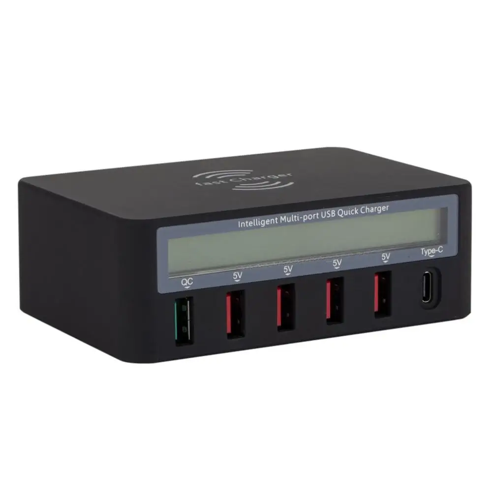 Fast charging Multiple USB Charger Multiple Device Charging 50W Smart Quick Charge USB Charger For iPhone For xiaomi 
Fast charging Multiple USB Charger Multiple Device Charging 50W Smart Quick Charge USB Charger For iPhone For xiaomi