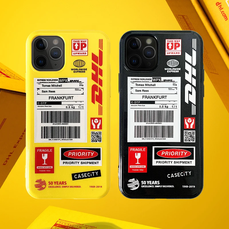 Luxury DHL Express 50th Anniversary Edition Label phone case for iphone 11 Pro max 6 6S 7 8 plus X XS max soft Shining cover
Luxury DHL Express 50th Anniversary Edition Label phone case for iphone 11 Pro max 6 6S 7 8 plus X XS max soft Shining cover