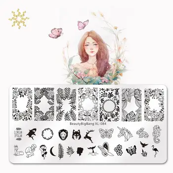 BEAUTYBIGBANG Stamping Plate Nature Leaves Plants Design Image Template Nail Stencil Templates Nail Mold Stencils Nails K510
BEAUTYBIGBANG Stamping Plate Nature Leaves Plants Design Image Template Nail Stencil Templates Nail Mold Stencils Nails K510