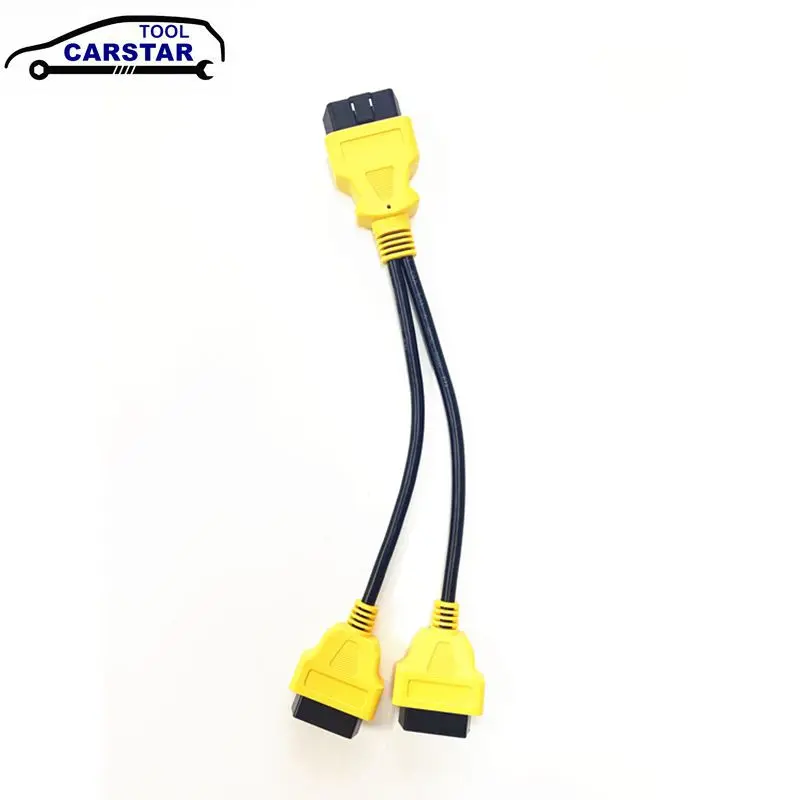 

30cm/50cm/150cm 16Pin OBD2 Connector Cable Male to Dual Female Y Cable OBDII Splitter Extension Cable 1-2 Car Diagnostic Cable