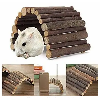 Pet Rodent Mice Jogging Hamster Gerbil Rat Toy Hamster Ladder Wooden Pet Bridge Toy Hamster Guinea Pig Parrot Fence
Pet Rodent Mice Jogging Hamster Gerbil Rat Toy Hamster Ladder Wooden Pet Bridge Toy Hamster Guinea Pig Parrot Fence