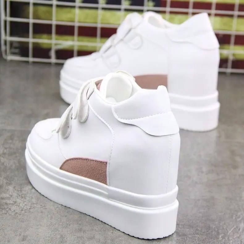 2020 Velcro Slanted Heel Inner Height Increase High 10cm Board Shoes Female Spring Students Platform Women's Korean Sports Shoes
2020 Velcro Slanted Heel Inner Height Increase High 10cm Board Shoes Female Spring Students Platform Women's Korean Sports Shoes