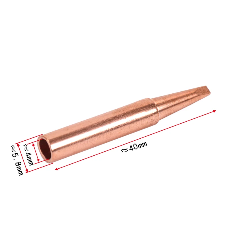 5PCS Soldering Iron Pure Copper 900M Soldering Iron Head Set Inside Hot Bare Copper Electric Iron Tip Soldering Tools 5PCS Soldering Iron Pure Copper 900M Soldering Iron Head Set Inside Hot Bare Copper Electric Iron Tip Soldering Tools