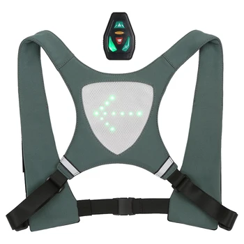 Reflective Vest Backpack with LED Turn Signal Light Remote Control Outdoor Sport Safety Bag Gear USB Rechargeable
Reflective Vest Backpack with LED Turn Signal Light Remote Control Outdoor Sport Safety Bag Gear USB Rechargeable