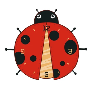Ladybug Wall Clock Wall Sticker Living Room Child Room Wall Decorations Mute for Watches Quartz Wall Clocks Gifts
Ladybug Wall Clock Wall Sticker Living Room Child Room Wall Decorations Mute for Watches Quartz Wall Clocks Gifts