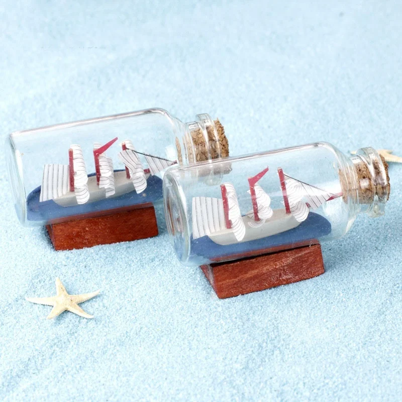 5PC Mediterranean Pirate Ship Wishing Bottle Sailing Boat Drift Bottle Micro Landscaping Nautical Decor Fairy Garden Accessories
5PC Mediterranean Pirate Ship Wishing Bottle Sailing Boat Drift Bottle Micro Landscaping Nautical Decor Fairy Garden Accessories