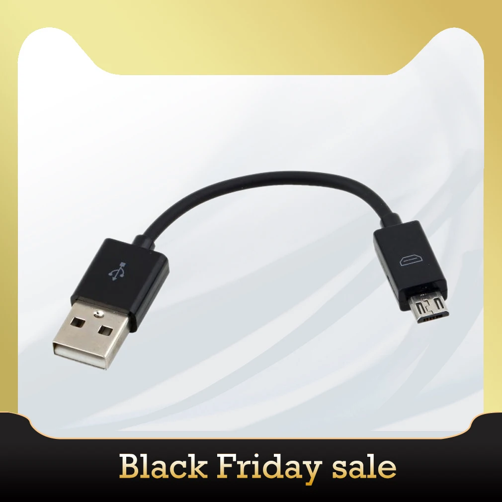 Universal 10CM USB 2.0 A to Micro B Data Sync Charge Cable Cord For Cellphone PC Laptop New Male To Male Cable
Universal 10CM USB 2.0 A to Micro B Data Sync Charge Cable Cord For Cellphone PC Laptop New Male To Male Cable
