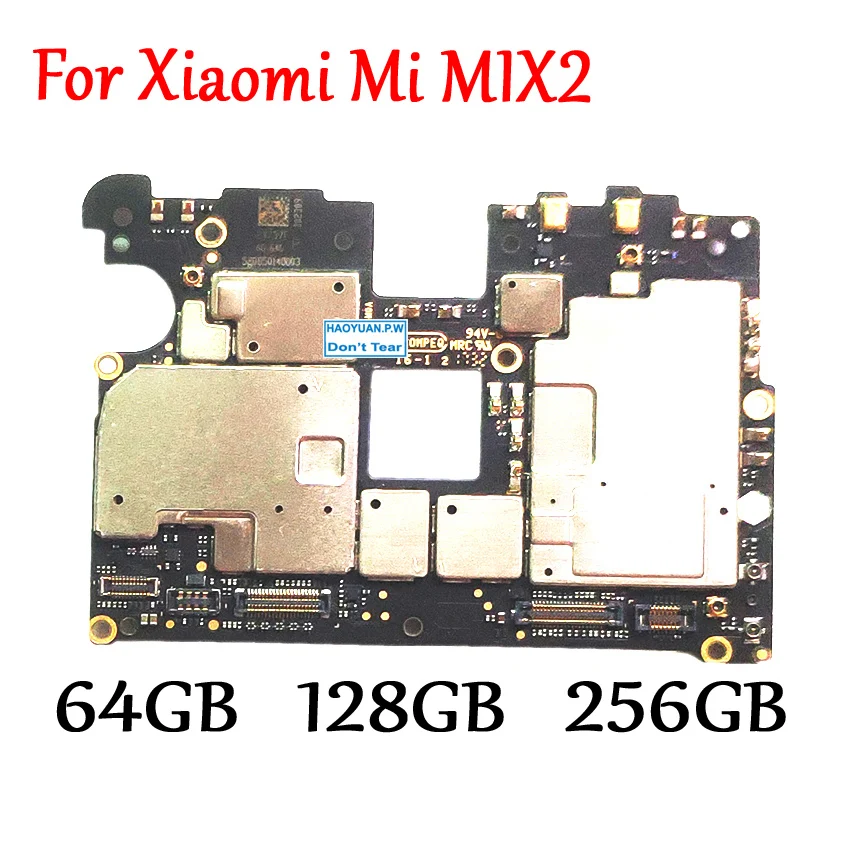

Global Firmware Tested Full Work Original Unlock Motherboard For Xiaomi Mi Mix 2 Mix2 Logic Circuit Board Plate