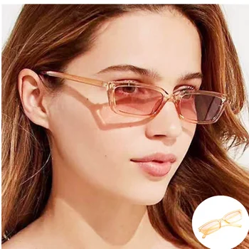 Retro Europe And America Narrow Frame Sunglasses Multi-color Personality Street Shooting Fashion Cat Eye Glasses
Retro Europe And America Narrow Frame Sunglasses Multi-color Personality Street Shooting Fashion Cat Eye Glasses